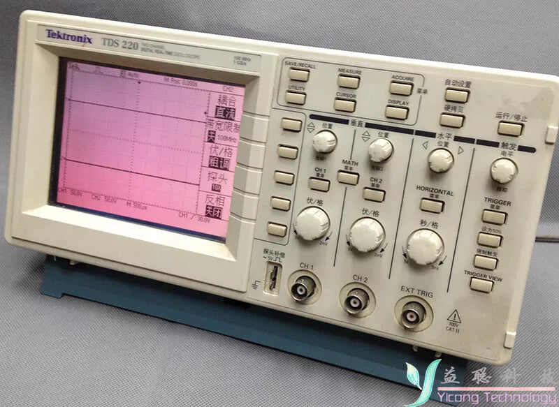 1PC Used Tektronix TDS220 100MHz Digital Oscilloscope （ by ）#W7749 WX