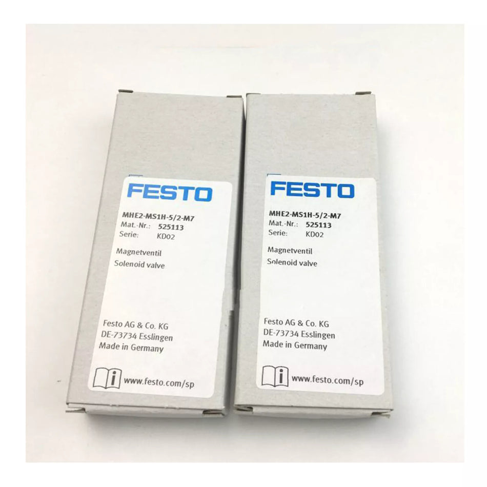 1PC New Festo MHE2-MS1H-5/2-M7 525113 Solenoid Valve