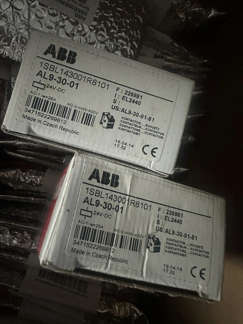 AL9-30-01 24VDC 25A/9A-AC1/3 2.2KV 1SBL143001R8101