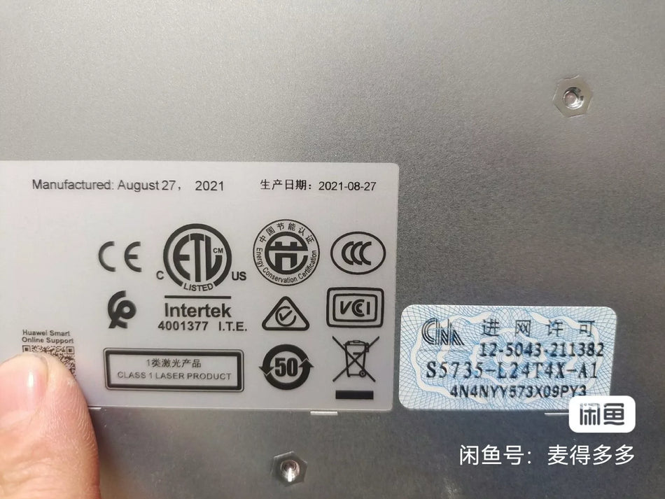 1 PC USED S5735-L24T4X-A1 SwitchBoard TESTED By DHL or Fedex#B1157R CL