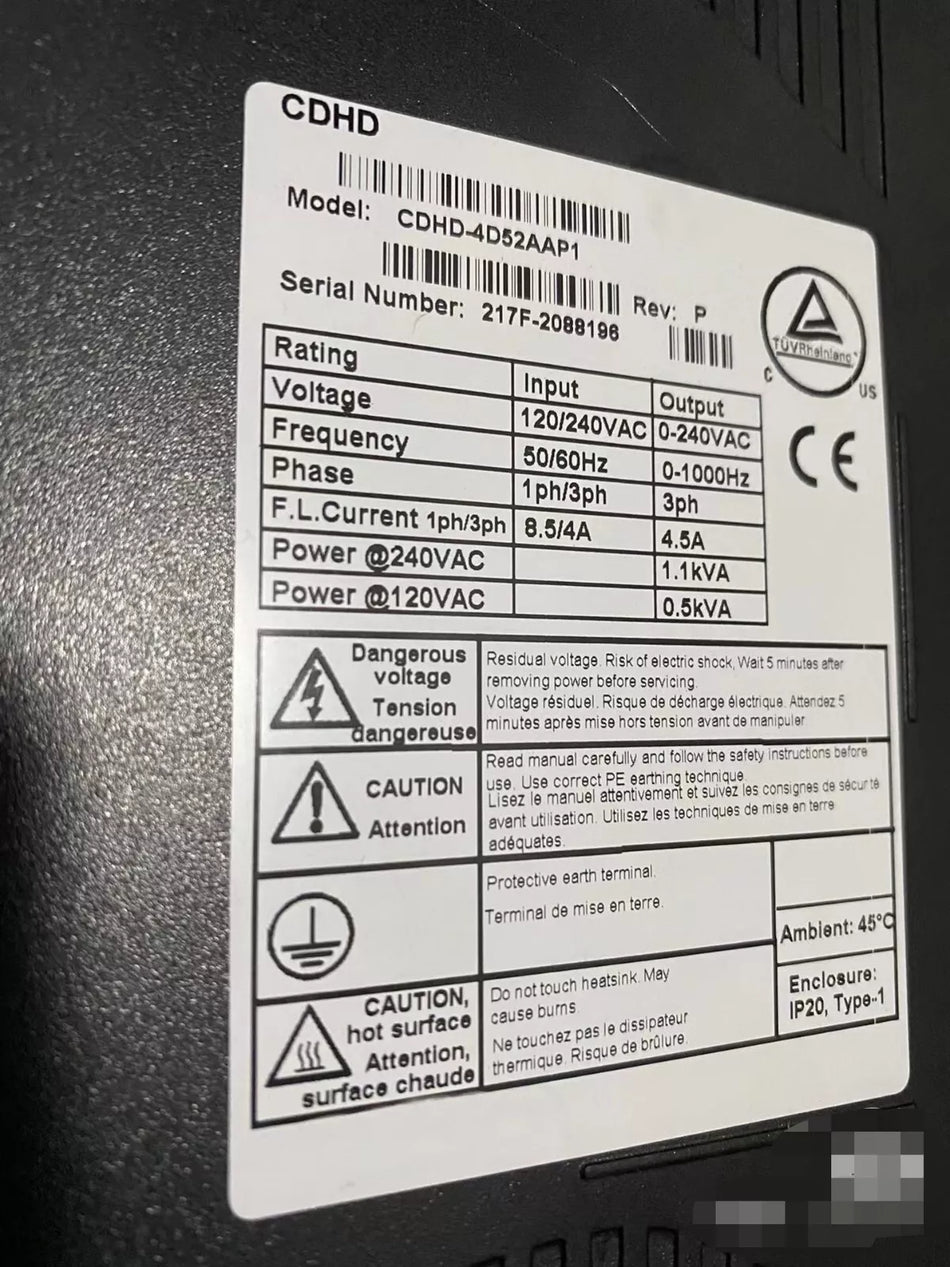 1pc USED CDHD-4D52AAP1 Drive TESTED #V4OF CH