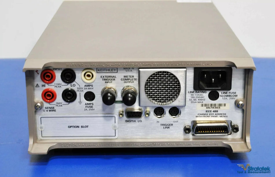 Keithley 2001 Multimeter 7.5 Digit DMM NIST Calibrated 7 1/2 Digit Meter