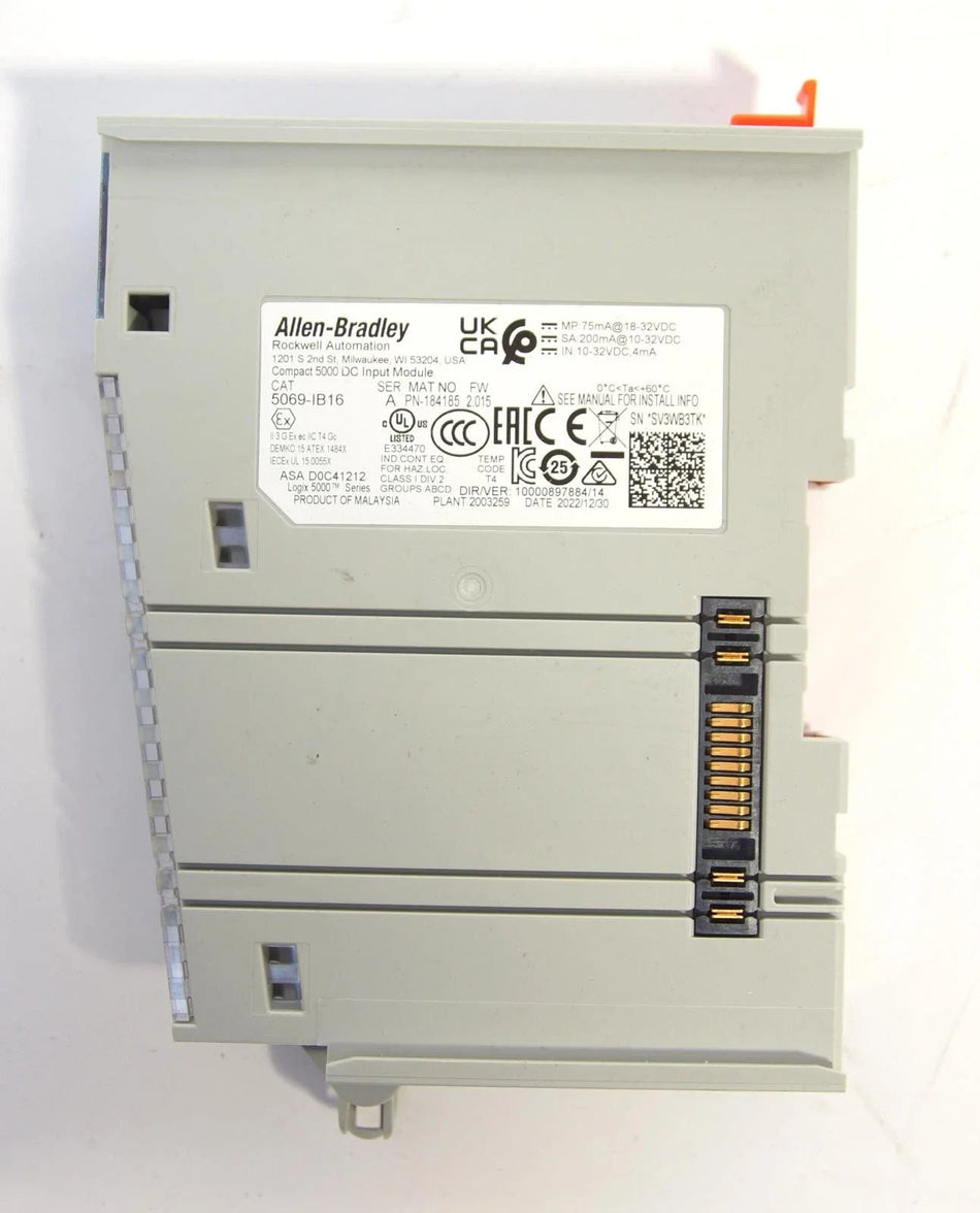Allen Bradley 5069-IB16 Ser A Compact 5000 DC Input Module PN-184185