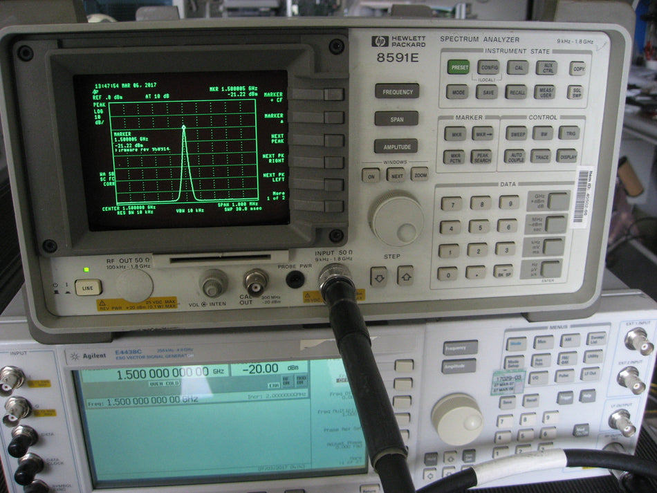 HP HP8591E Spectrum Analyzer Self-Cal Pass