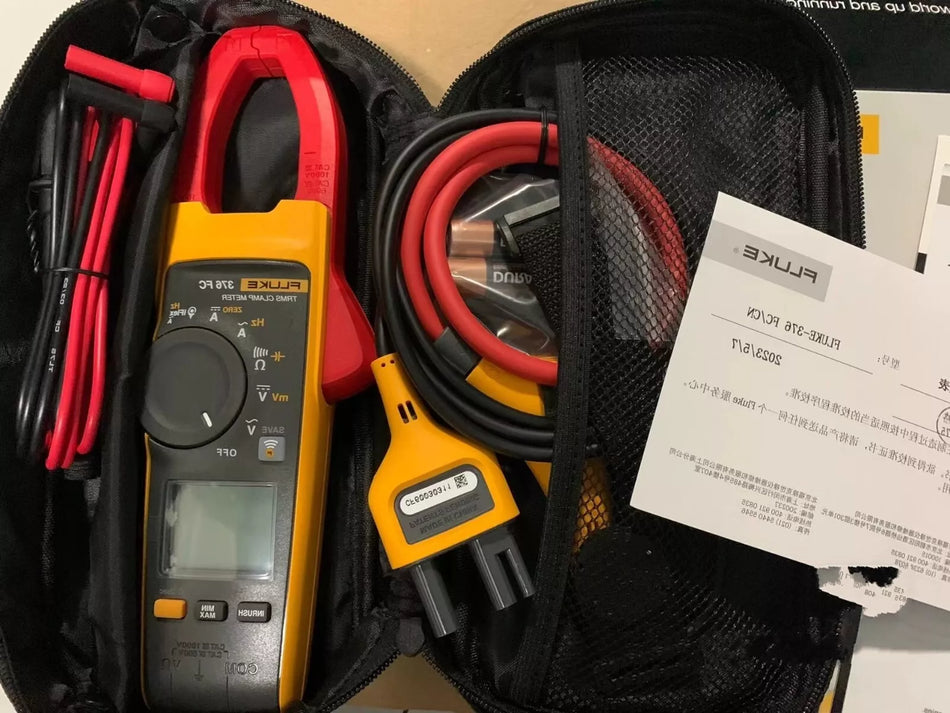 5pcs NEW Fluke 376 FC True-RMS AC/DC Clamp Meter