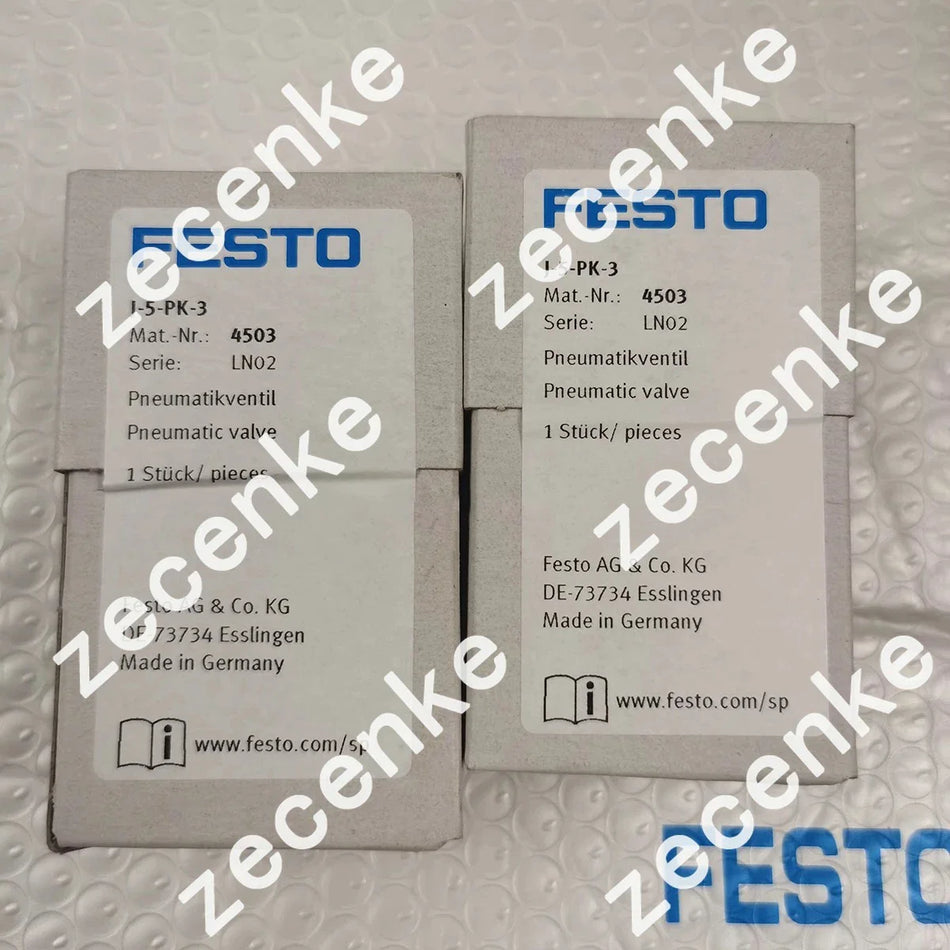 1PC New FESTO J-5-PK-3 4503 Pneumatic Valve - J5PK3