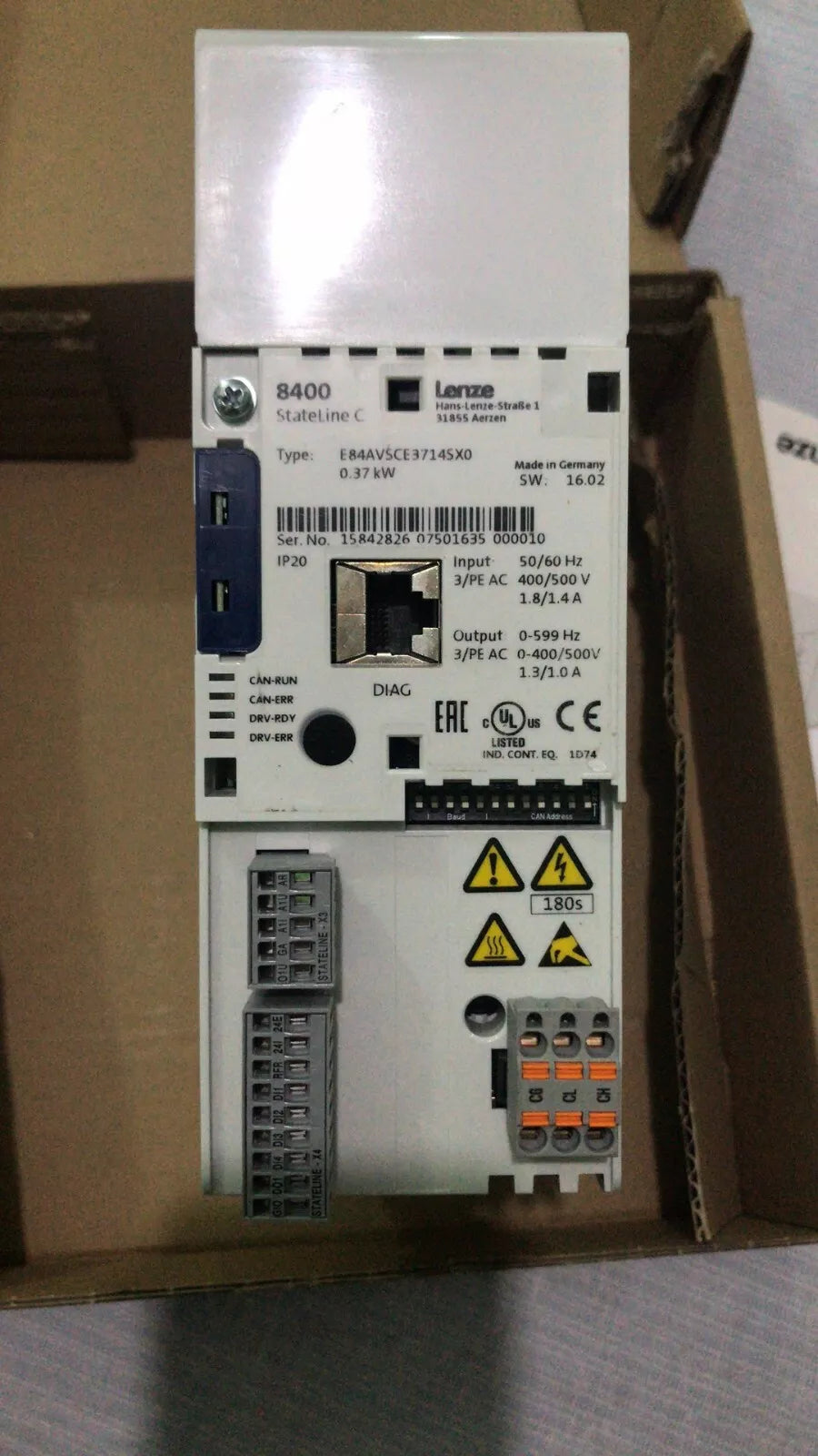 1PC NEW inverter E84AVSCE3714SX0 （by DHL or EMS） #w6294 wx