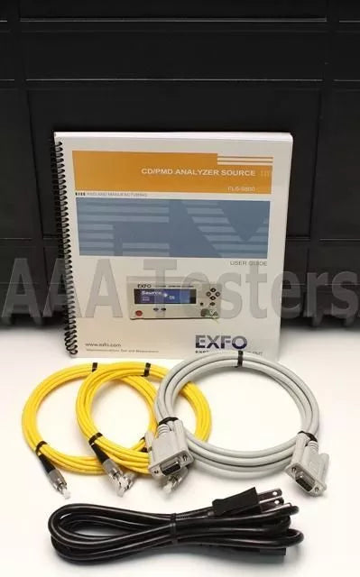 EXFO FLS-5834 SM CD / PMD Analyzer Fiber Optic SLED Source FLS-5800 FTB-5800 FLS