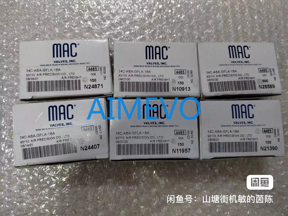 1PC NEW 34C-ABA-GFLA-1BA solenoid valve