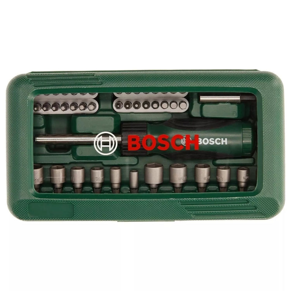 BOSCH 46-Piece Screwdriver Bit Set with Magnetic Universal Holder