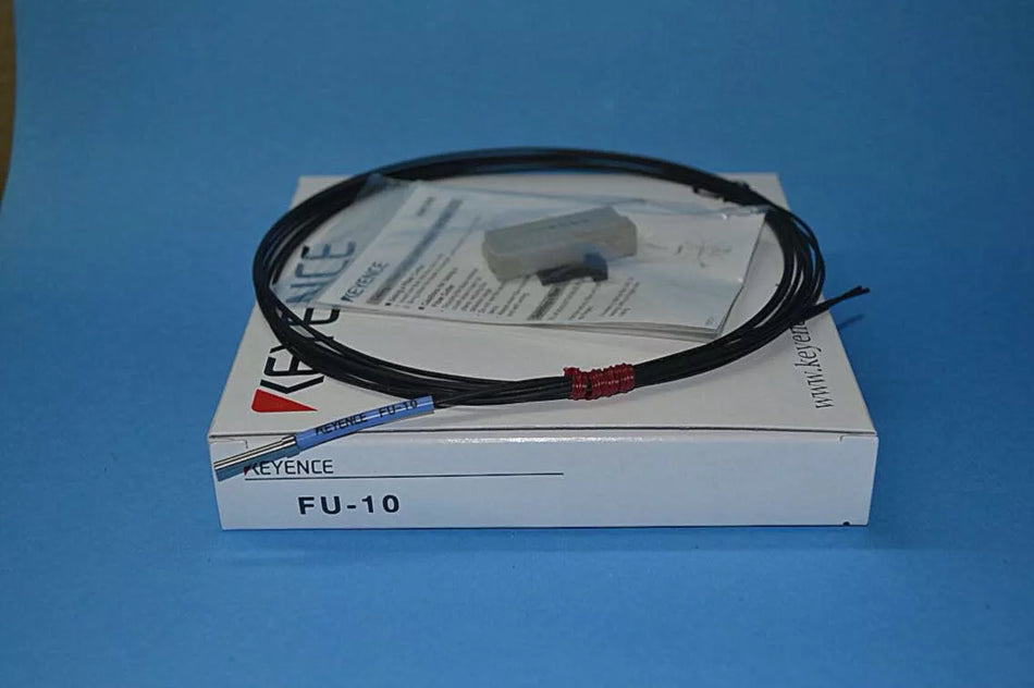 KEYENCE FU-10 Fiber Optic Sensor in Box