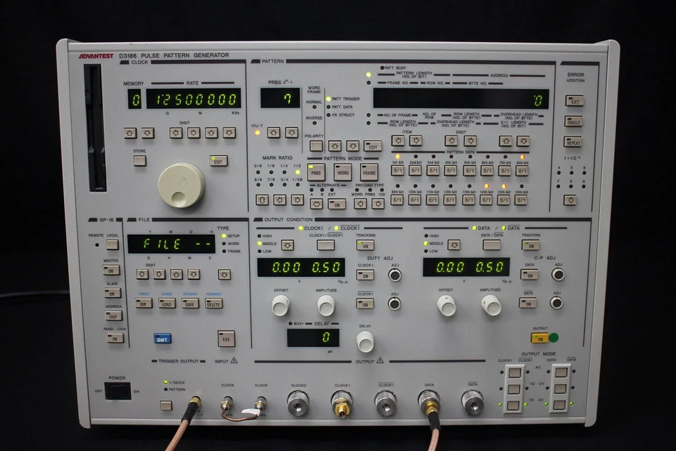 Advantest D3186 2G-12.5Gbps Pulse Pattern Generator