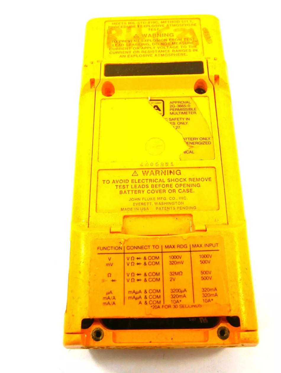 FLUKE 27 Multimeter - Reliable and Accurate Measurement Tool