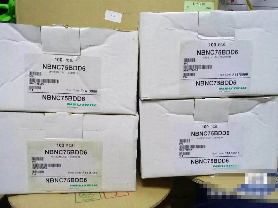 1 box (100pcs) NEW NBNC75BDD6 2.5 crimp BNC plug #V2QA CH