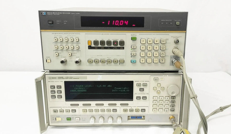 HP 8902A+11722A 1300MHz Measuring Receiver+Sensor