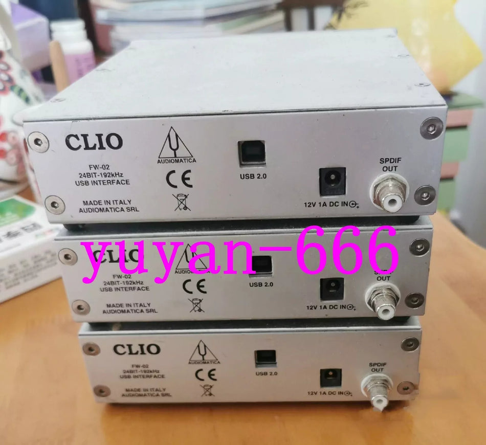 1PCS CLIO FW-02 Electroacoustic Measurement System #N557P YF