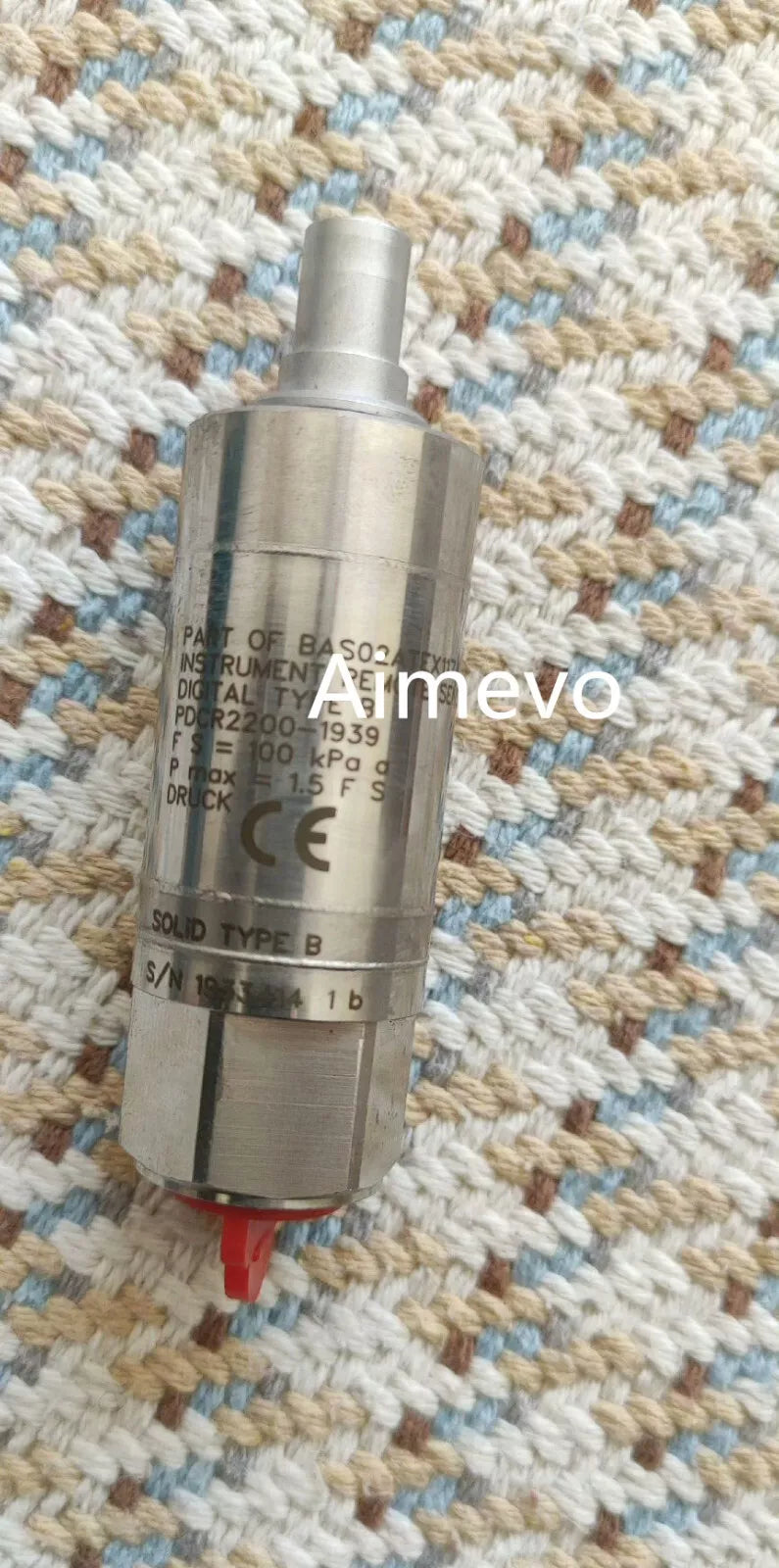 Druck FS=100KPA A SOLID TYPE B P MAX=1.5FS PART OF BAS02A TEX117