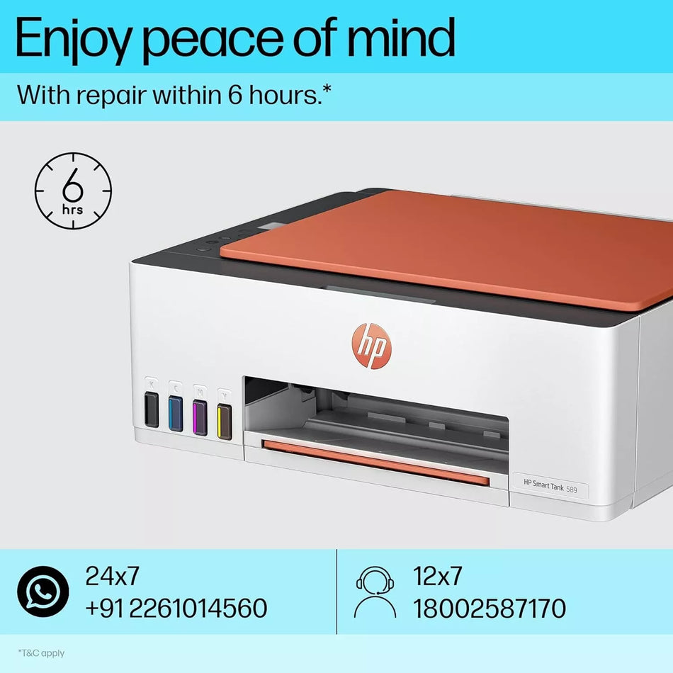 HP Smart Tank 589 All-in-One WiFi Colour Printer