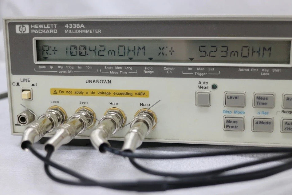 HP 4338A 10uohm Mili ohmmeter