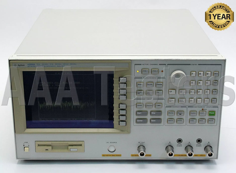 Agilent Keysight 4395A 500 MHz Network Spectrum Impedance Analyzer