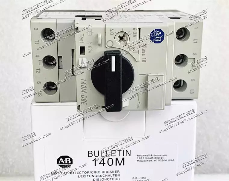 1pcs New AB 140M-D8E-B63 4-6.3A