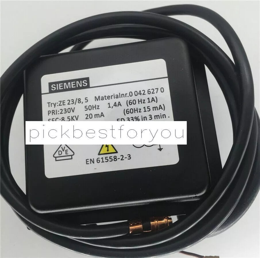 1Pc New Simens Ignition Transformer ZE23 8.5 240V 1A 8.5KV 12.4KV Ampl