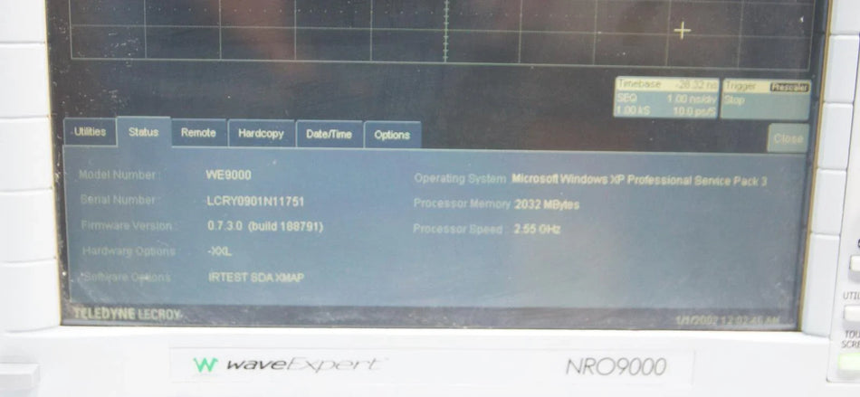 LeCroy WaveExpert Series WE9000 100 GHz Oscilloscope with PPG-E135 PRBS Source