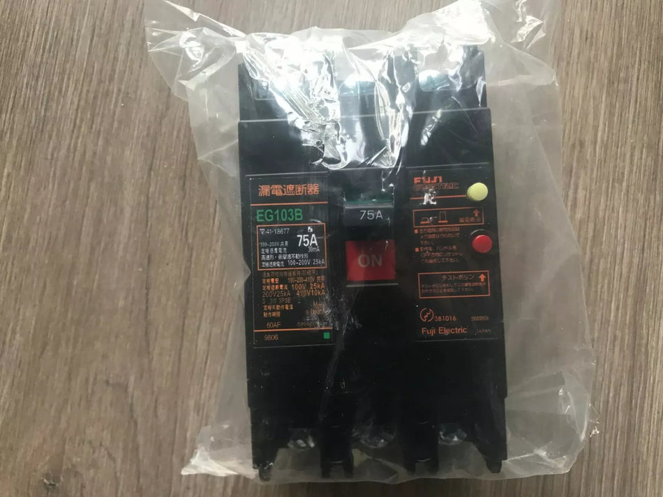 1PC New FUJI EG103B 3P 75A Circuit Breaker In Box