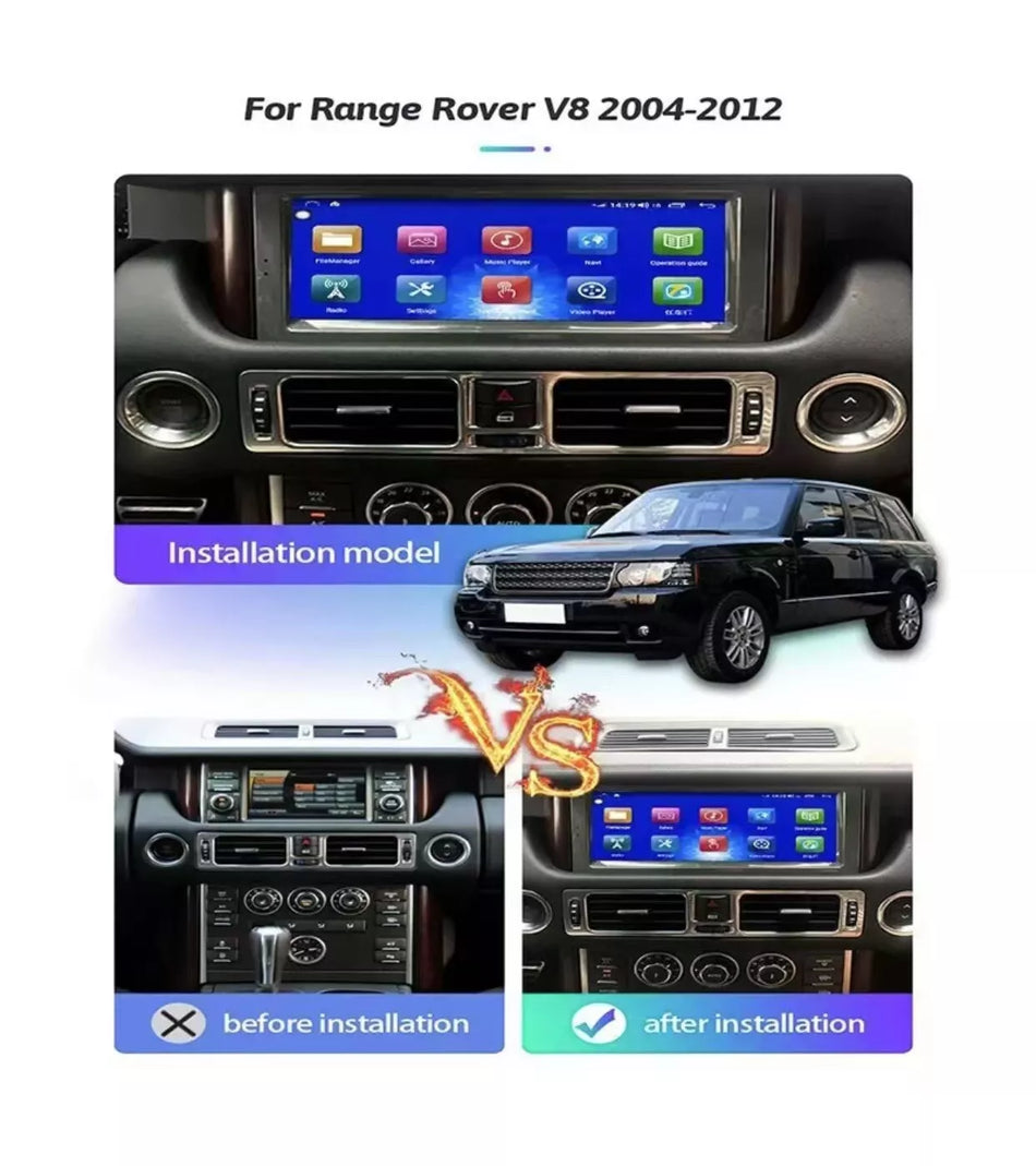 Android Navigation Car GPS Stereo Radio Carplay for Land Range Rover 2002-2012