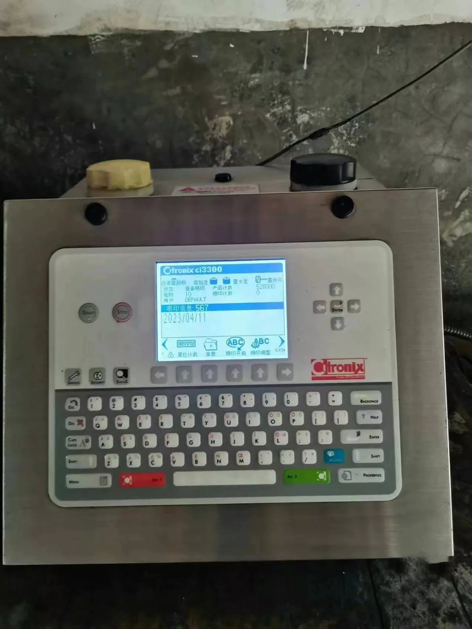 1PCS Used Citronix 3300 inkjet printer #N981P YF