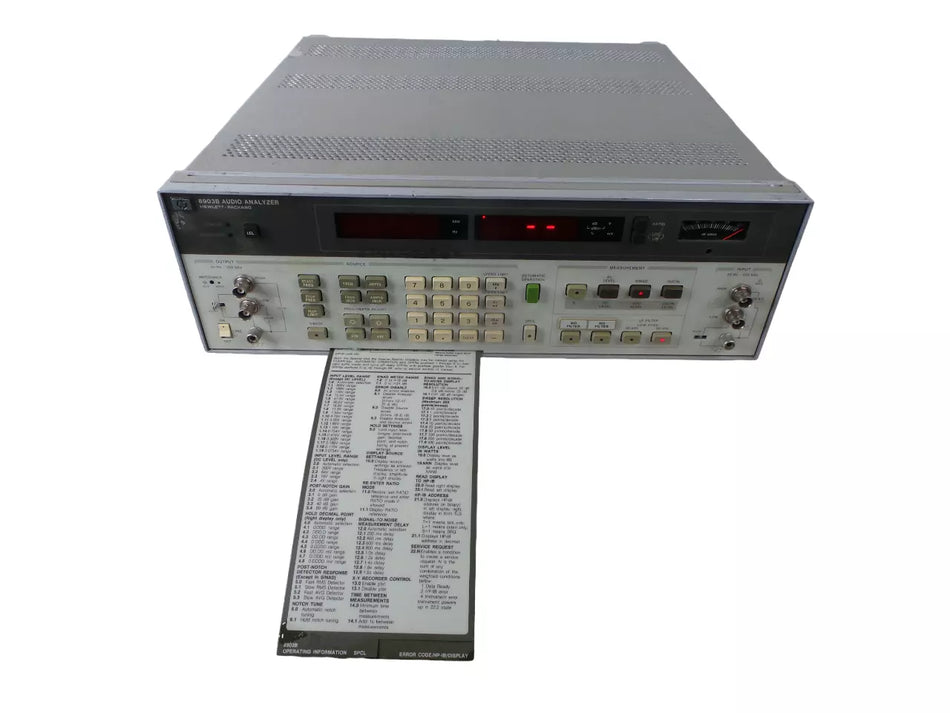 HP 8903B Audio Analyzer - High-Quality Sound Measurement Equipment