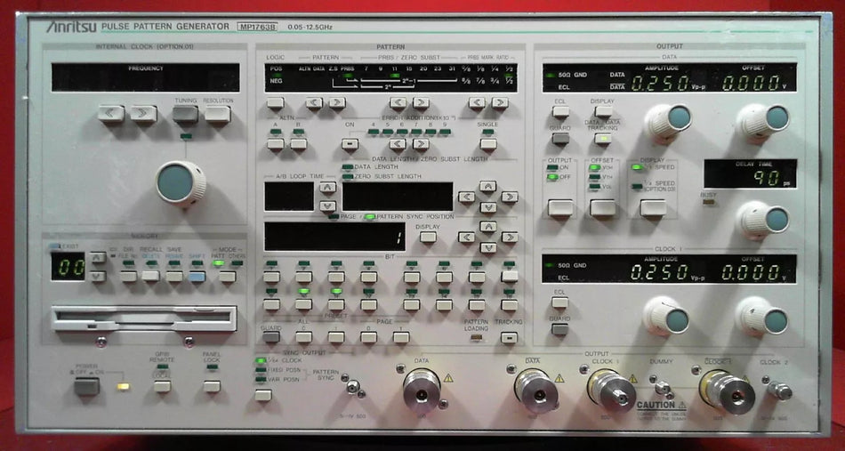 Anritsu MP1763B 12.5 GHz Pulse Pattern Generator 6100128344