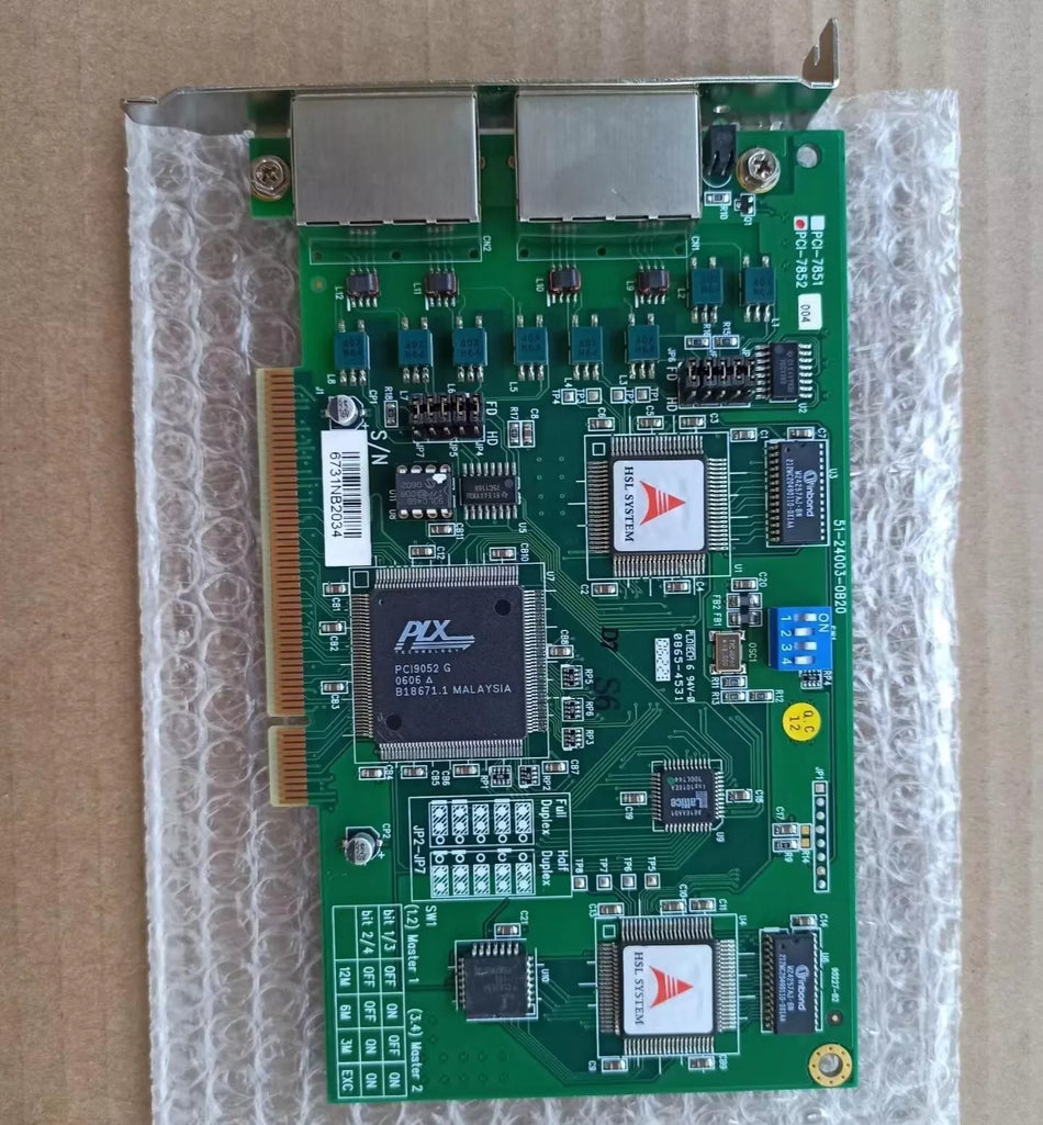 1pc USED PCI-7852 51-24003-0B20 Capture Card TESTED #VDR8 CH