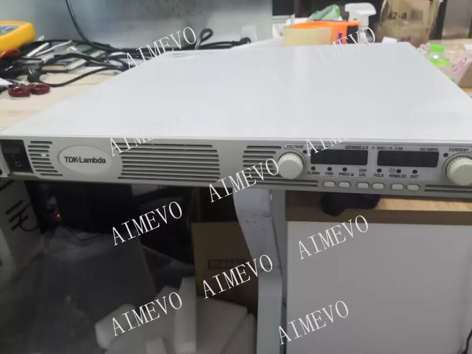 1 pc used TDK-Lambda GEN1500W Power Supply. 0-600V, 0-2.6A. GEN 600-2.6