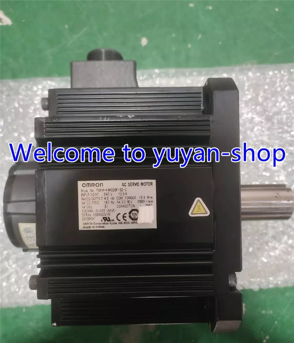 1PCS USED Omron R88M-K4K020F-S2-Z AC Servo Motor