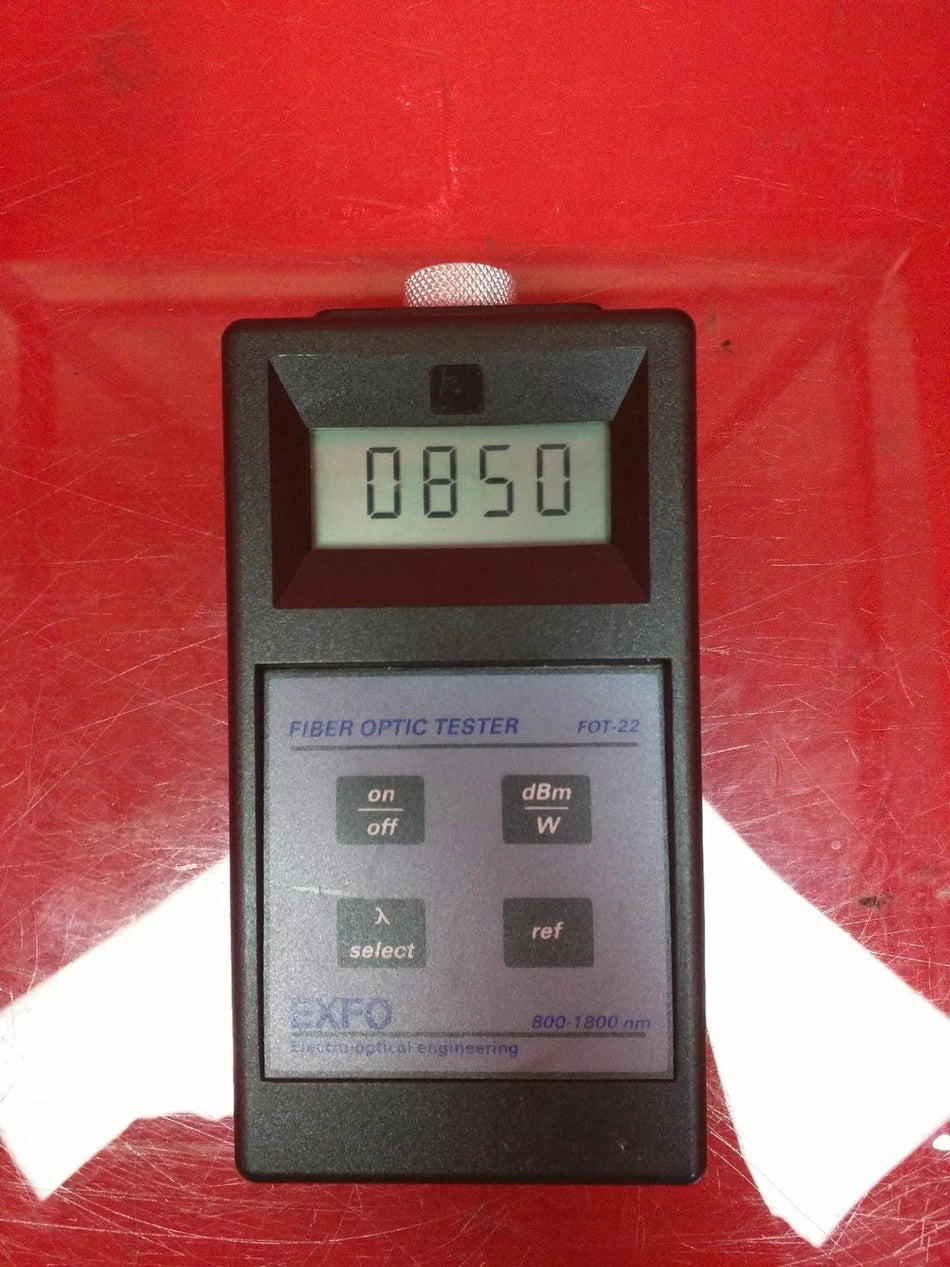 Exfo Fot-22 Fiber Optic Tester with Power Meter and Light Source