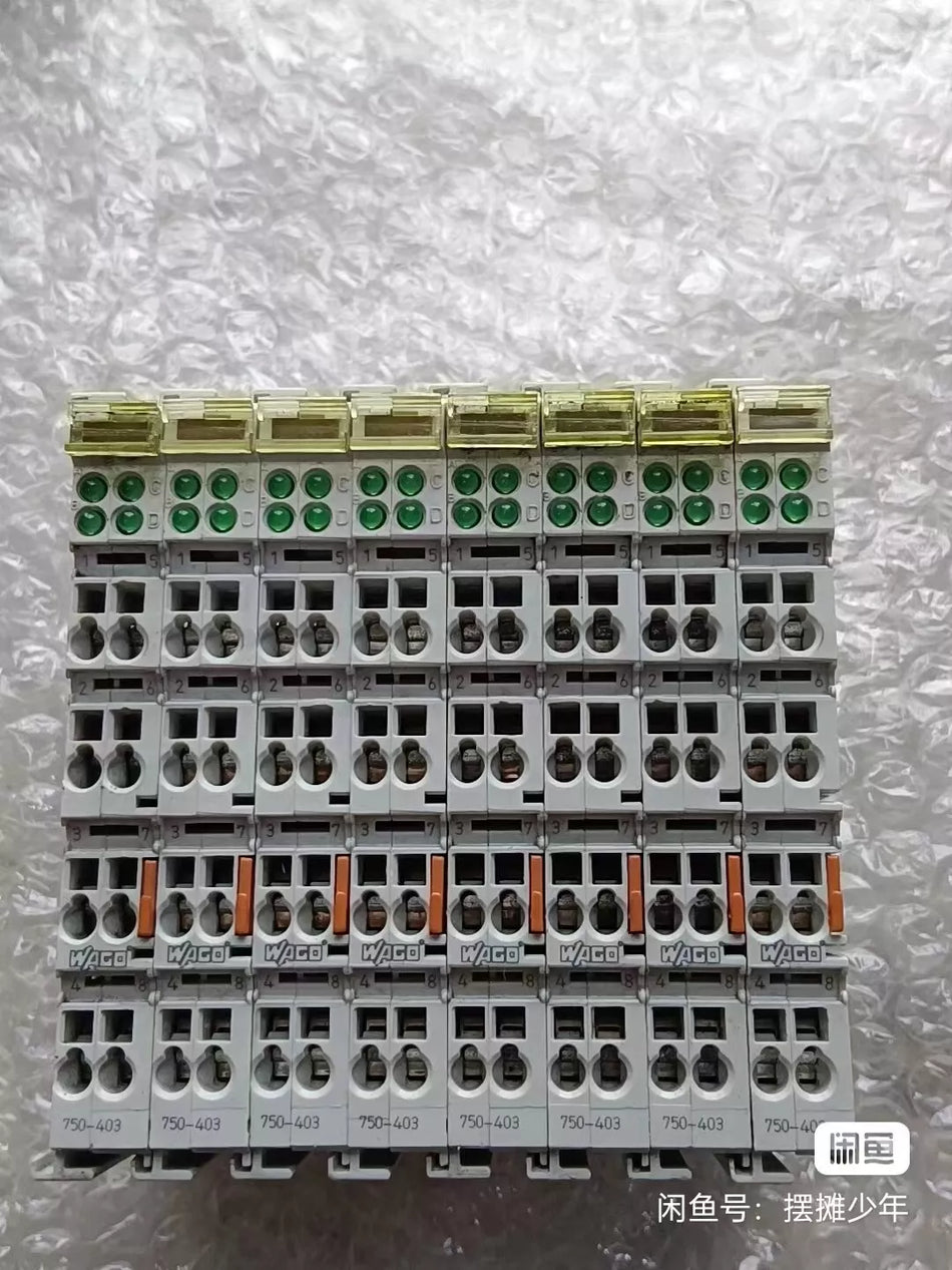 10PCS USED WAGO 750-403 4-Channel Digital Input Terminal #T1340 YS