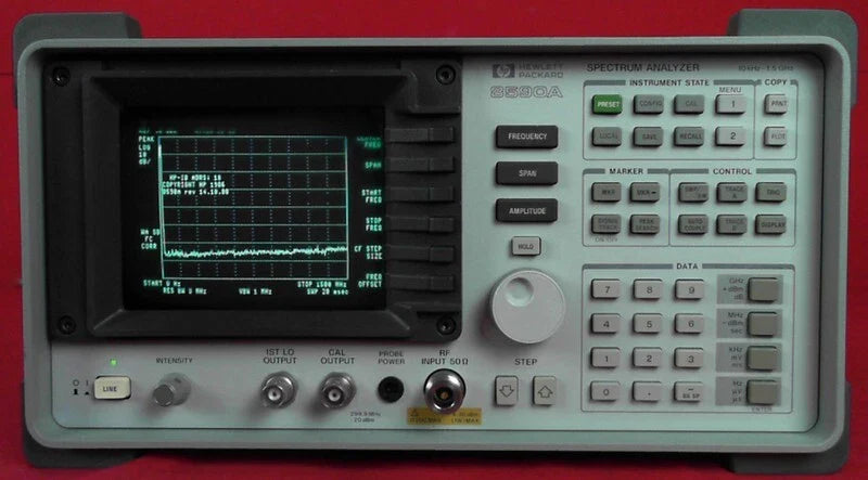 HP Agilent Keysight 8590A Spectrum Analyzer 10kHz-1.5GHz