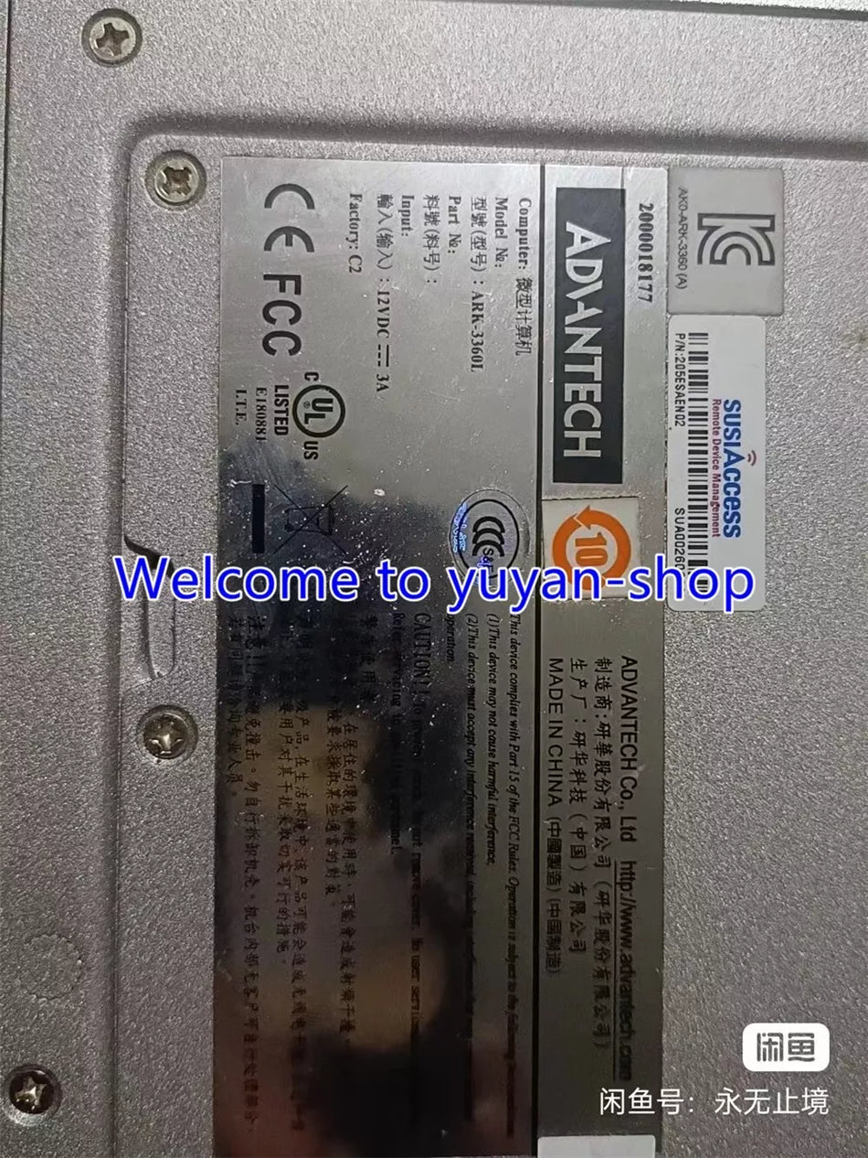 1PC USED ADVANTECH ARK-3360L-D5A1E 12V ARK-3360L