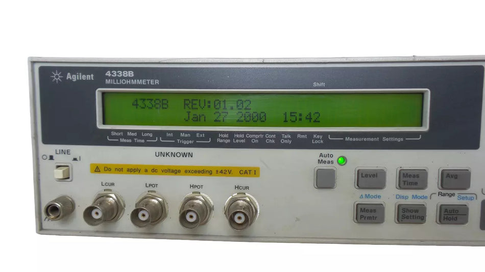 Agilent 4338B Milliohmmeter - High-Performance Measurement Tool