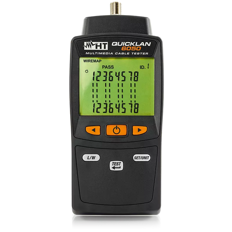 HT Instruments QUICKLAN6050 Hand-held LAN Wire Mapper with Wire-length Measure