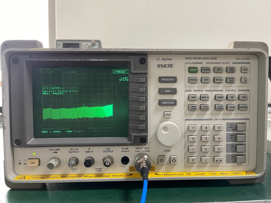 Agilent HP 8563E Spectrum Analyzer 9kHz-26.5GHz