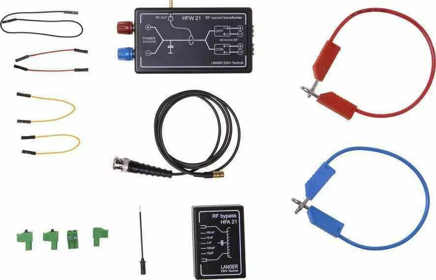 Langer EMV HFW 21 Set RF Current Transformer 100 kHz - 1 GHz EMC Probes & Tools