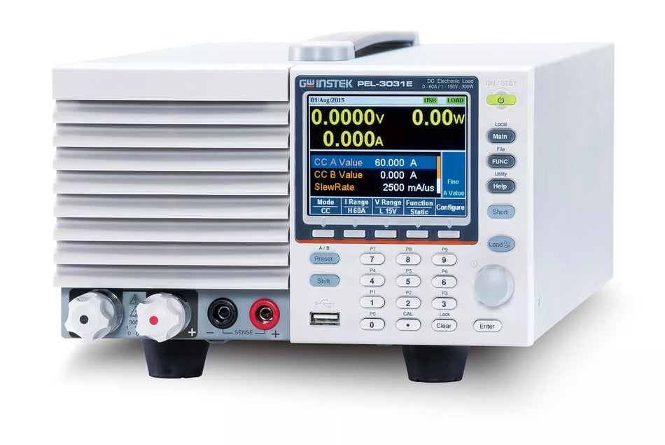 GW Instek PEL-3031E Programmable DC Electronic Load 300W 150V 6A/60A