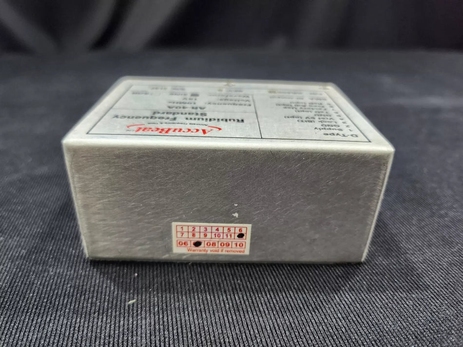 Accubeat AR-40A Rubidium Frequency Standard 10MHz / 15V Untested (2157)