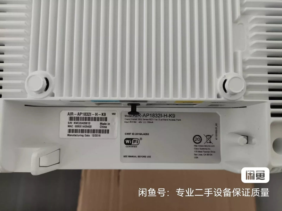 1 PC USED AIR-AP1832I-H-K9 Wireless AP TESTED By DHL/ Fedex #B7306 CL