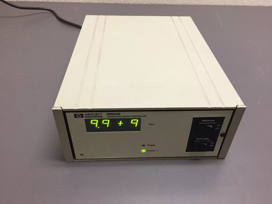 Hewlett Packard Ionization Gauge Controller 59822B