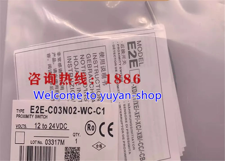 1PCS New FOR Omron Proximity Switch sensors E2E-C03N02-WC-C1