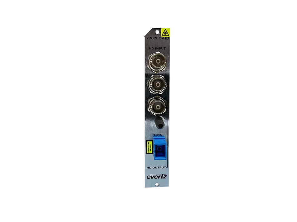 Evertz 7707EO13-HD HDTV Electrical to Optical Converter