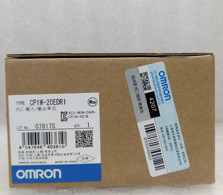 New Omron CP1W-20EDR PLC Input/Output Unit - 1PCS